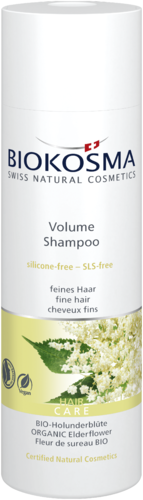 Biokosma Shampoo Volume & Shine Holunderblüte