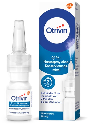 Otrivin 0,1%-Nasenspray ohne Konservierungsmittel