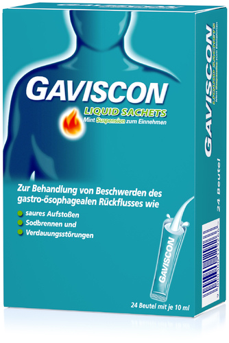 Gaviscon Liquid Sachets Mint Suspension