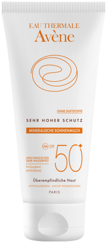 Avène Mineralische Sonnenmilch 50+
