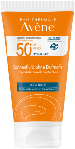 Avène Sonnenfluid 50+ Ungetönt und ohne Duftstoffe