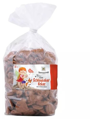 Sonnentor Schlaukakao Kekse mit Kokosblütenzucker