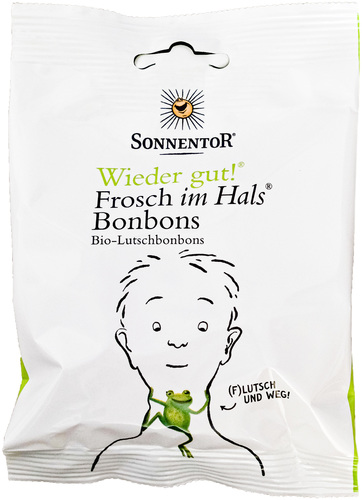 Sonnentor Frosch im Hals Bonbons