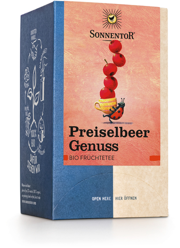 Sonnentor Preiselbeer Genuss Früchtetee