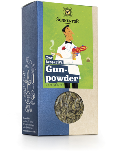 Sonnentor intensiver Gunpowder Chinesischer Grüntee lose