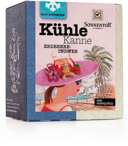 Sonnentor Kühle Kanne Erdbeer-Ingwer Tee
