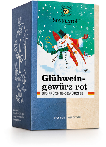 Sonnentor Glühweingewürz rot Tee