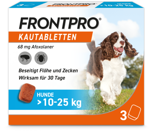 Frontpro 68 mg Kautabletten für Hunde >10-25 kg