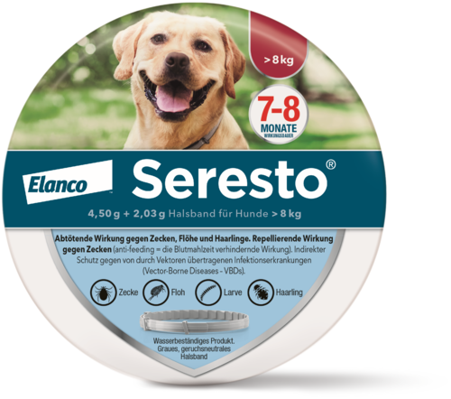 Seresto 4,50 g + 2,03 g Halsband für Hunde über 8 kg