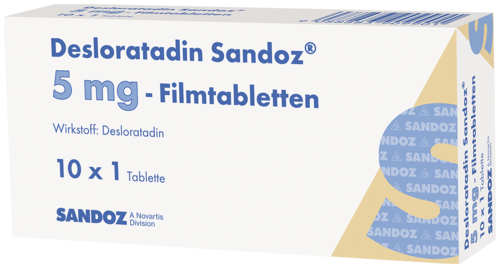 Desloratadin Sandoz 5 mg - Filmtabletten