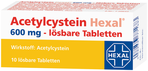 Acetylcystein Hexal 600 mg - lösbare Tabletten