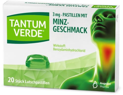 Tantum Verde 3 mg – Pastillen mit Minzgeschmack