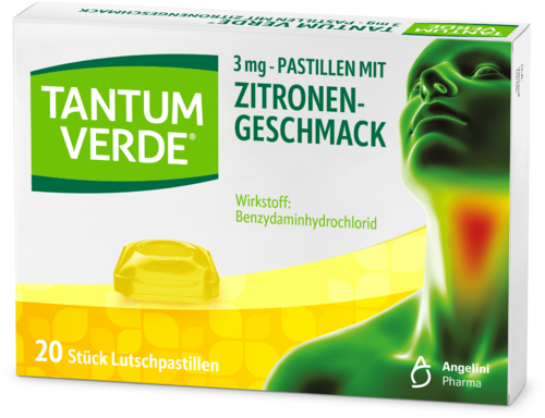 Tantum Verde 3 mg – Pastillen mit Zitronengeschmack