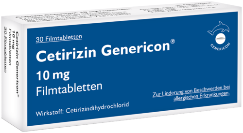 Cetirizin Genericon Filmtabletten 10 mg