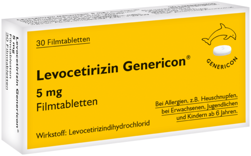 Levocetirizin Genericon Filmtabletten 5 mg