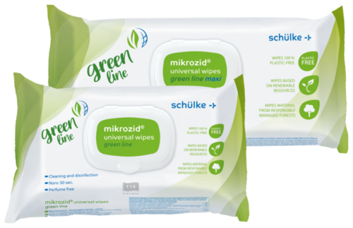Schülke & Mayr Mikrozid Universal wipes green line