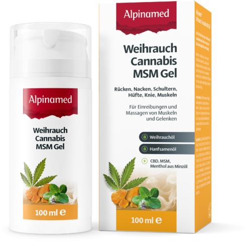 Alpinamed Weihrauch Cannabis MSM Gel