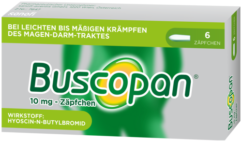 Buscopan 10 mg - Zäpfchen
