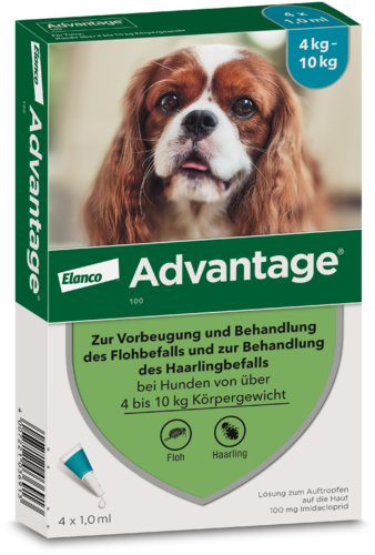 Advantage 100 mg Lösung für Hunde 4-10 kg