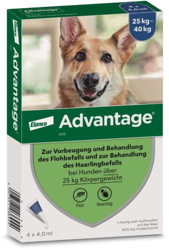 Advantage 400 mg Lösung für Hunde 25-40 kg