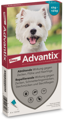 Advantix Spot-on Lösung für Hunde 4-10 kg