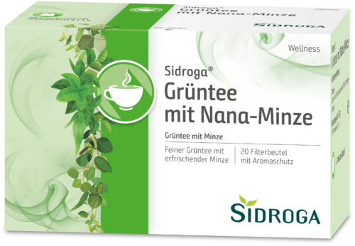 Sidroga Grüntee mit Nana-Minze