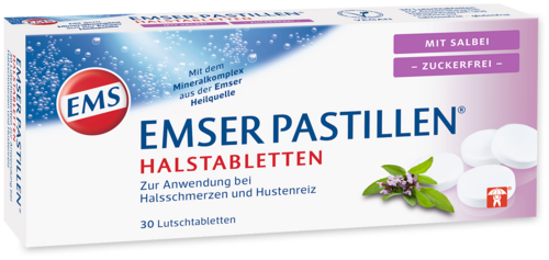 Emser Pastillen mit Salbei zuckerfrei