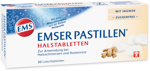 Emser Pastillen mit Ingwer zuckerfrei