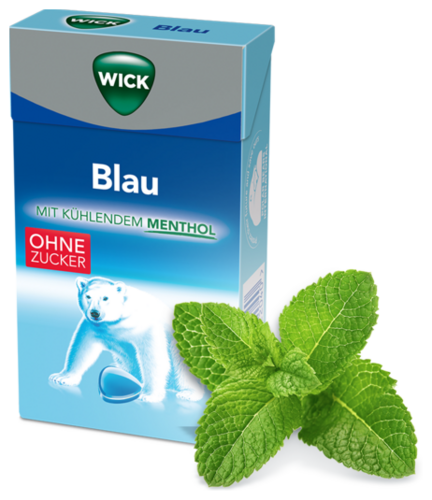 Wick Hustenbonbons Blau