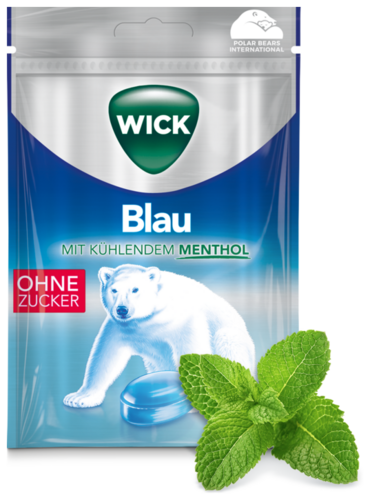 Wick Hustenbonbons Blau