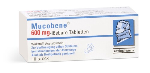 Mucobene 600 mg lösbare Tabletten