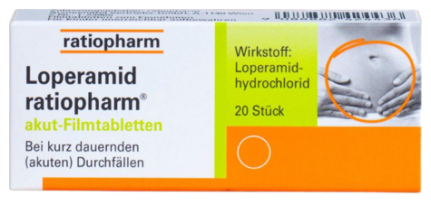 Loperamid ratiopharm akut - Filmtabletten