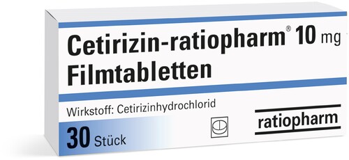 Cetirizin-ratiopharm 10 mg Filmtabletten