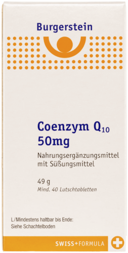 Burgerstein Coenzym Q10 50 mg Lutschtabletten