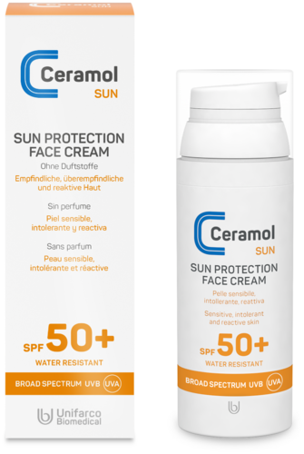 Ceramol Sun Protection Face Cream SPF50+