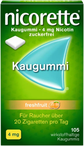 Nicorette Kaugummi 4 mg Freshfruit