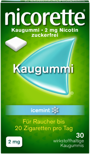 Nicorette Kaugummi 2 mg Icemint