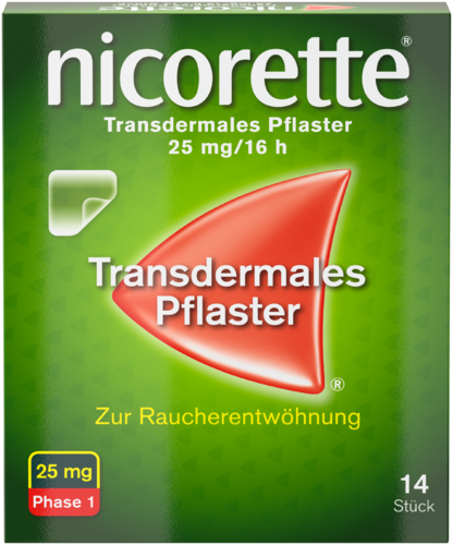 Nicorette 25 mg/16 h – transdermales Pflaster