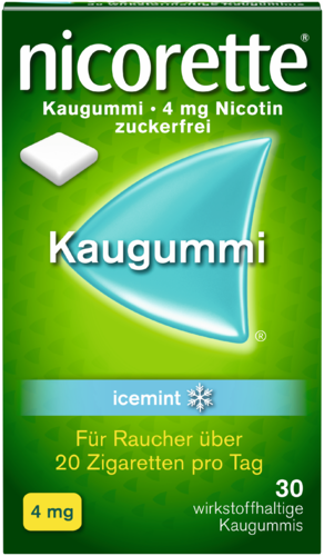 Nicorette Kaugummi 4 mg Icemint