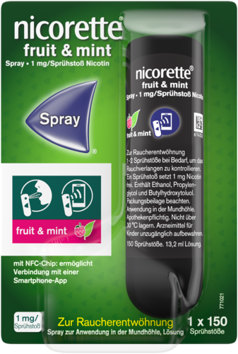 Nicorette Fruit & Mint Spray 1 mg/Sprühstoß