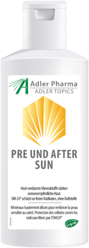 Adler Pre und After Sun mit Aloe Vera und OM24