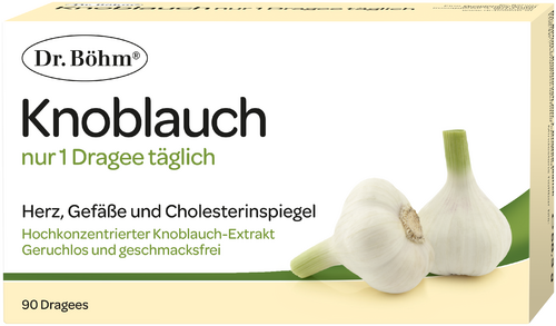 Dr. Böhm Knoblauch nur 1 Dragee täglich