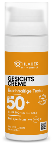 Rothlauer Kosmetik Gesichtscreme LSF 50+ Reichhaltige Textur