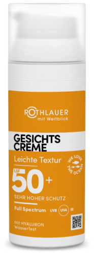 Rothlauer Kosmetik Gesichtscreme LSF 50+ Leichte Textur