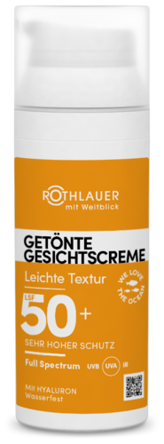 Rothlauer Kosmetik Getönte Gesichtscreme LSF 50+