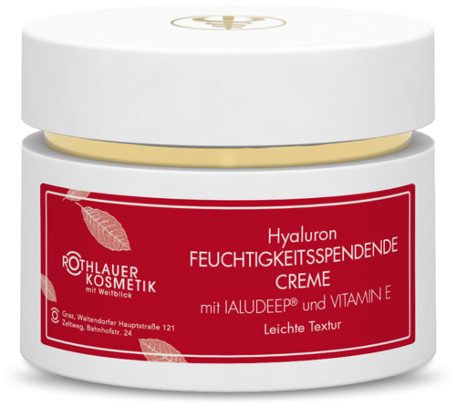 Rothlauer Kosmetik Hyaluron Feuchtigkeitsspendende Creme Leichte Textur