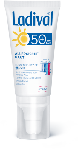 Ladival Allergische Haut Sonnenschutz Gel für Gesicht und Hände LSF 50+