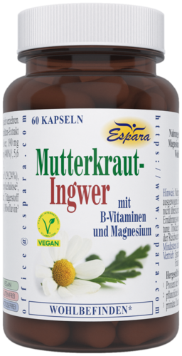 Espara Mutterkraut-Ingwer Kapseln