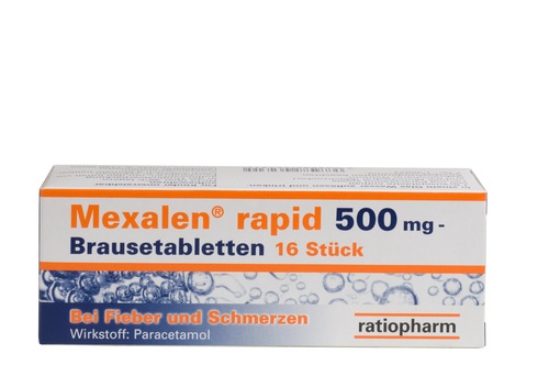 Mexalen rapid 500 mg - Brausetabletten