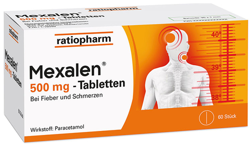 Mexalen 500 mg Tabletten